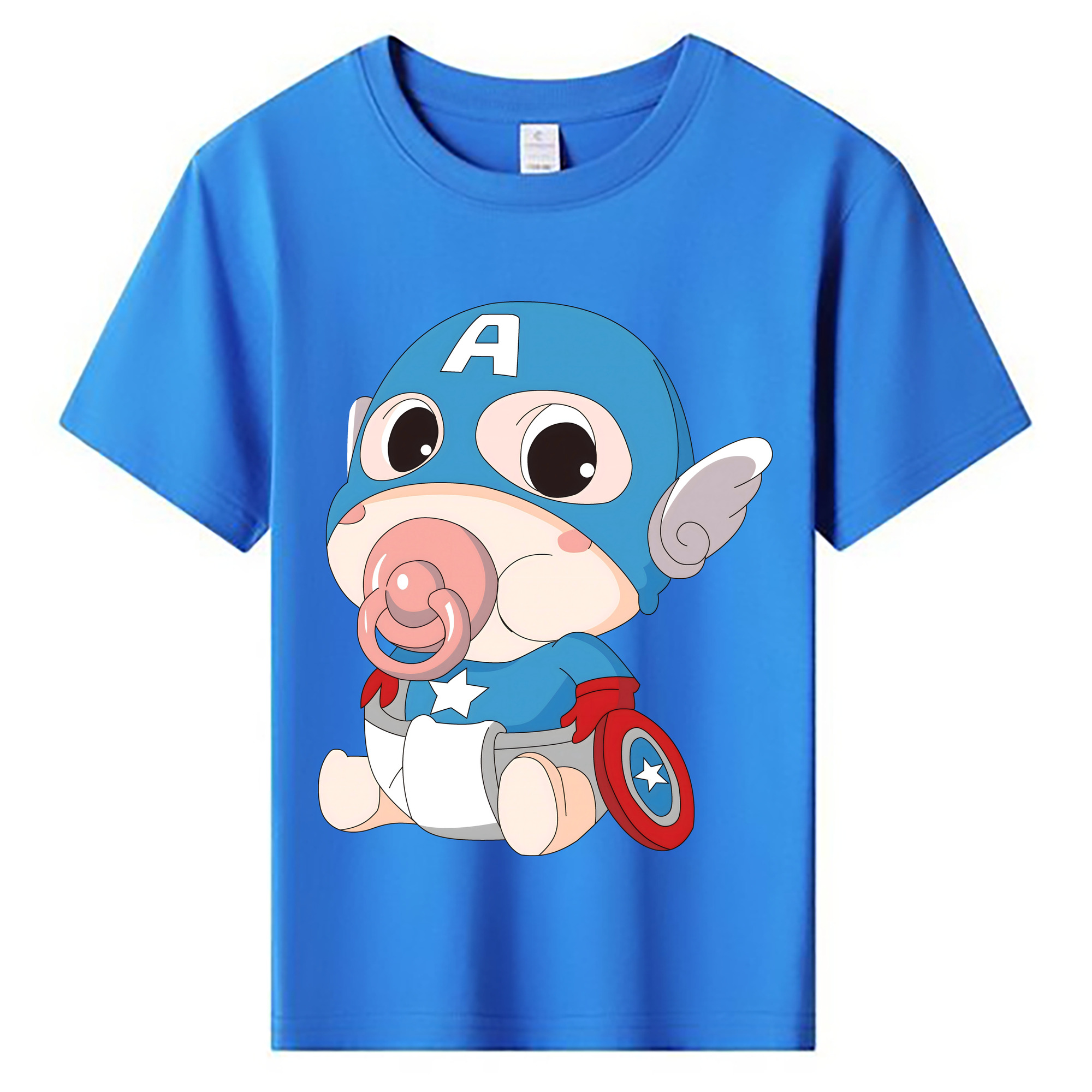 （画像用） アベンジャーズ The Avengers 綿100％キッズTシャツ（フロントプリント）
